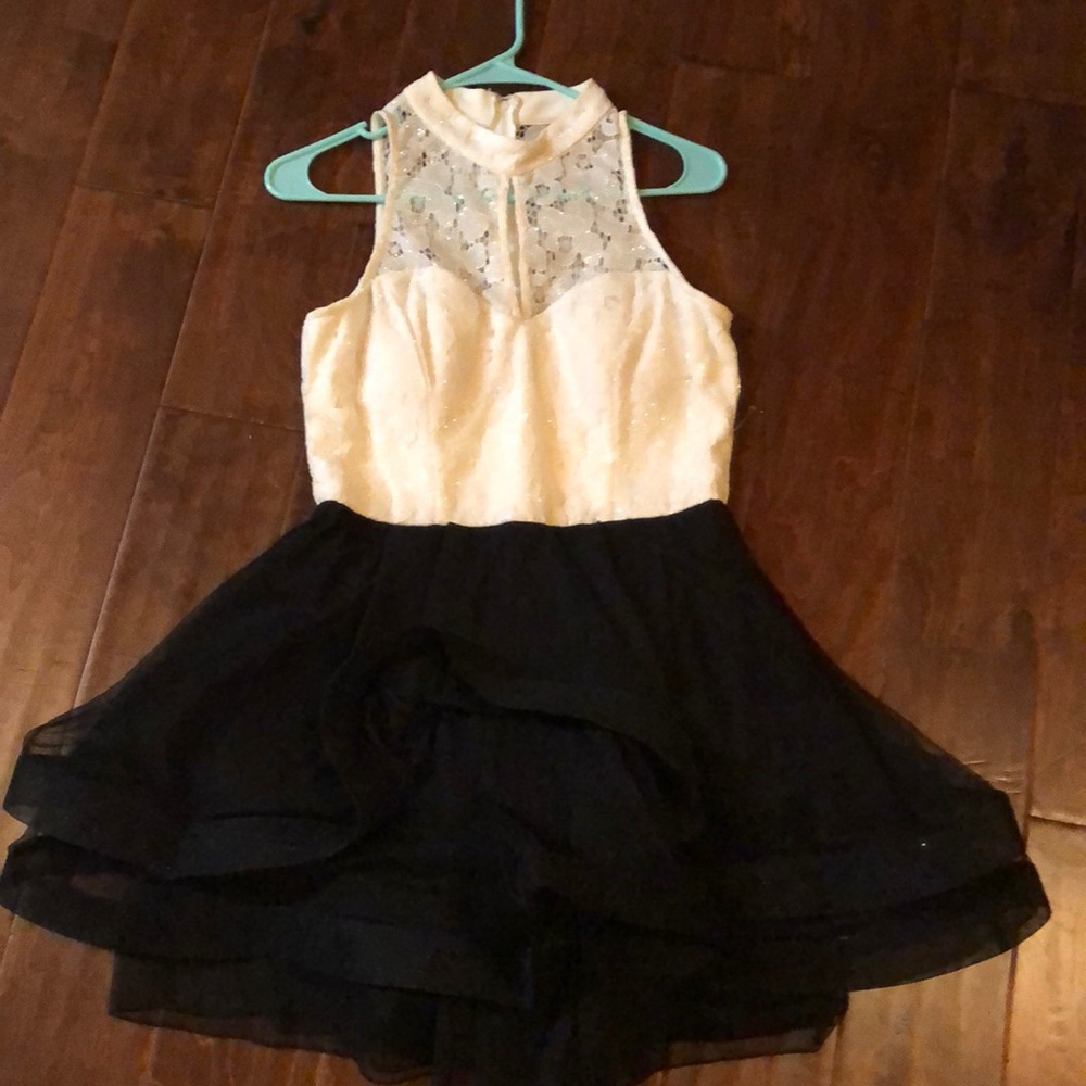 Formal Black and White dress